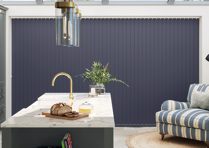 Trinity (Blackout), Navy - Vertical Blind - Image 6
